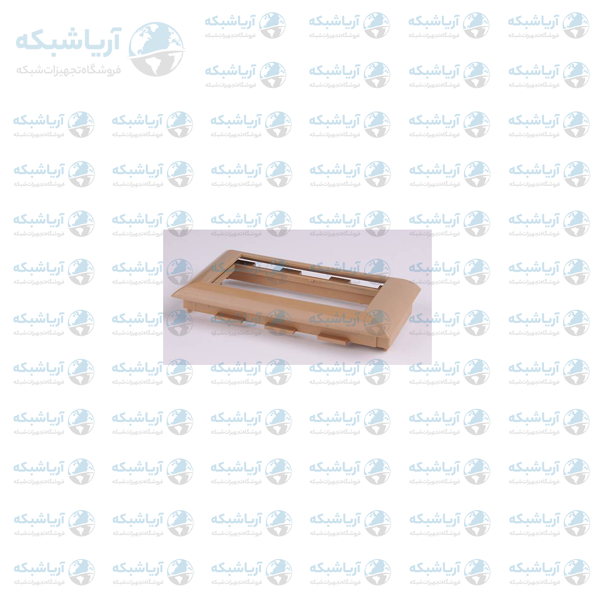 خرید کادر 4 ماژول سوپیتا 50×105 قهوه‌ای طرح چوب